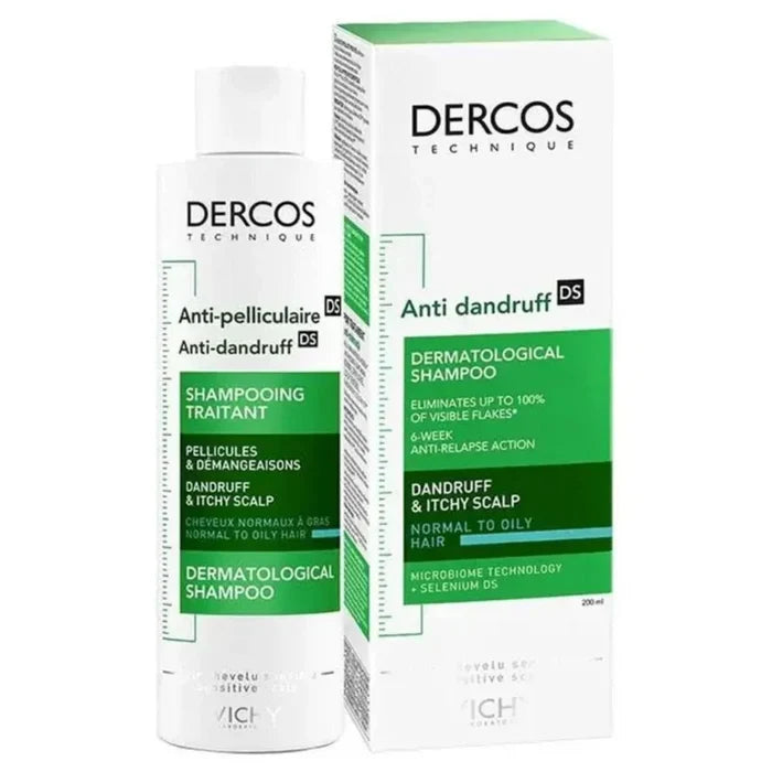 Vichy Dercos Anti Dandruff Shampoo For Dry Hair - 200ml - Oily, 200ml