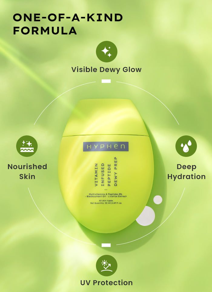 Hyphen Vitamin Infused Peptide Dewy Prep - back-of-pack ingredients panel