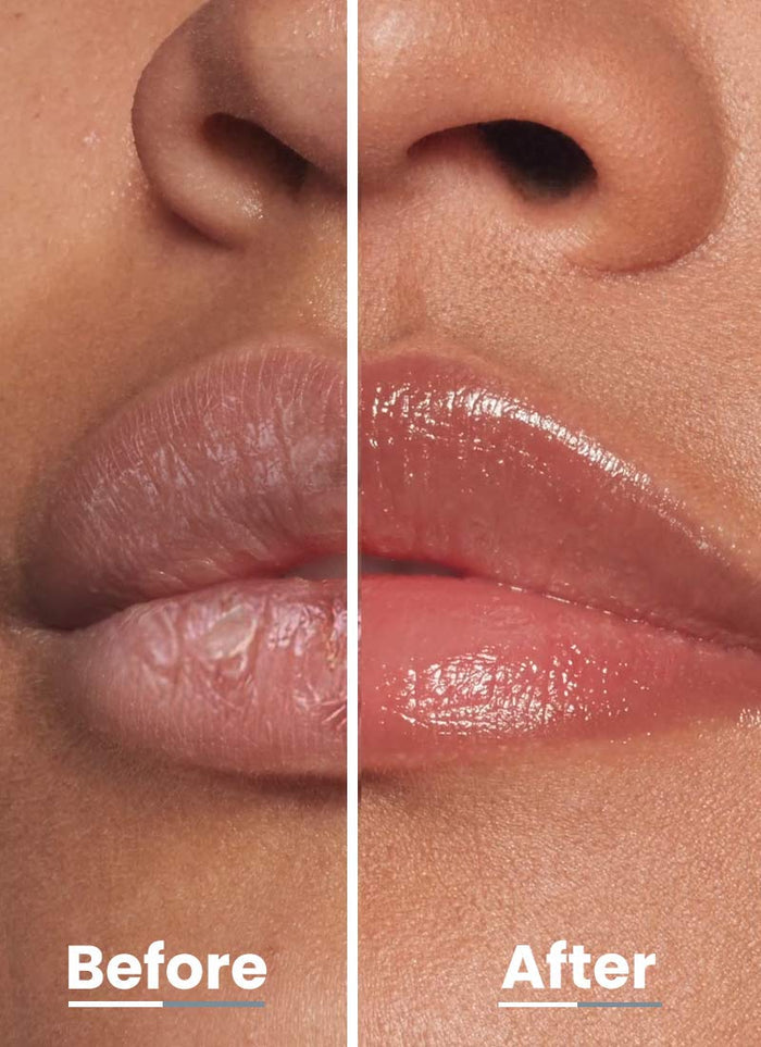 Hyphen Vitamin Infused Peptide LIP Balm - Vanilla - texture and finish demo