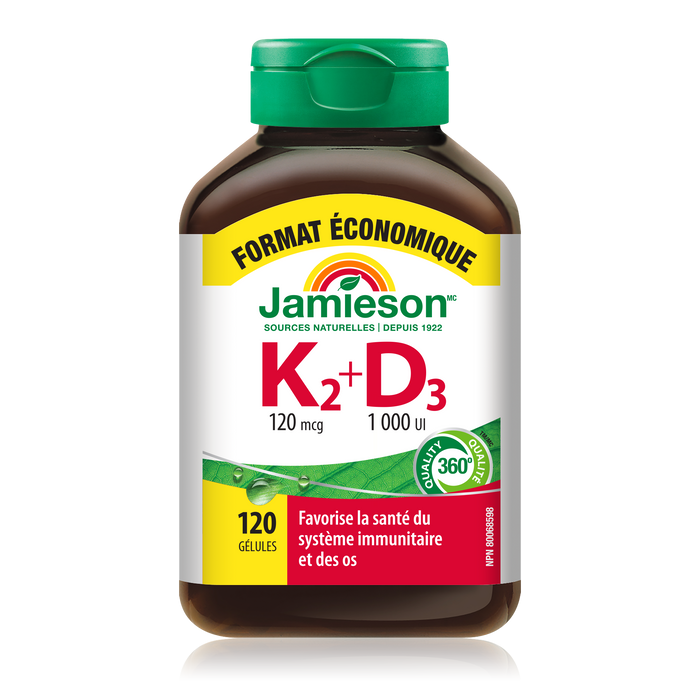 31002409 Jamieson Vitamin K2 & D3 120 mcg Softgel 31002409_2