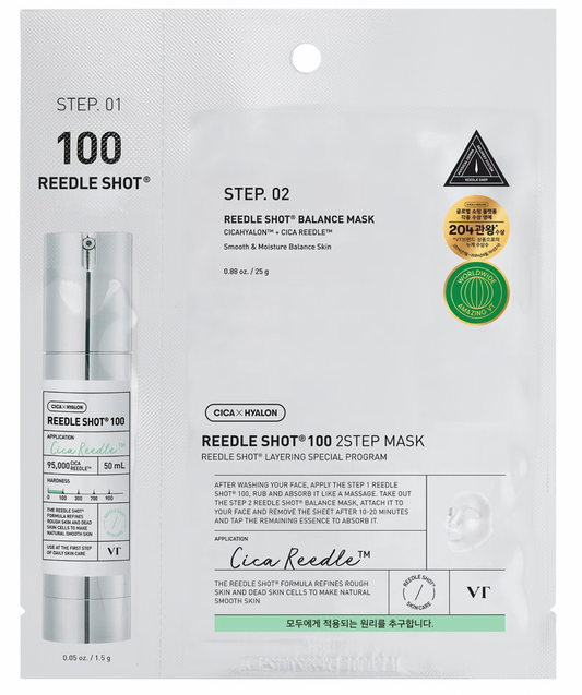 VT Cosmetics Reedle Shot 100 2-Step Mask | GlamTouch UK