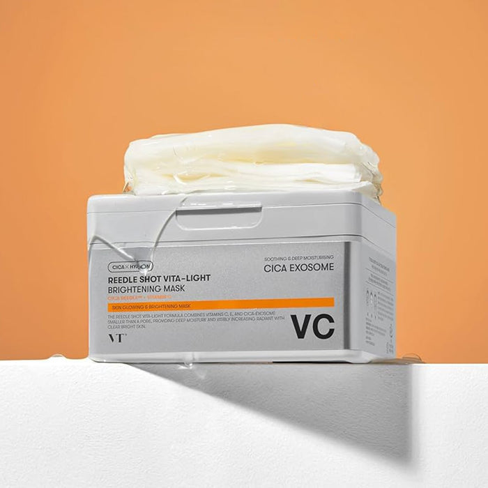 VT Cosmetics Reedle Shot Vita-Light Brightening Mask (30ea) | GlamTouch UK