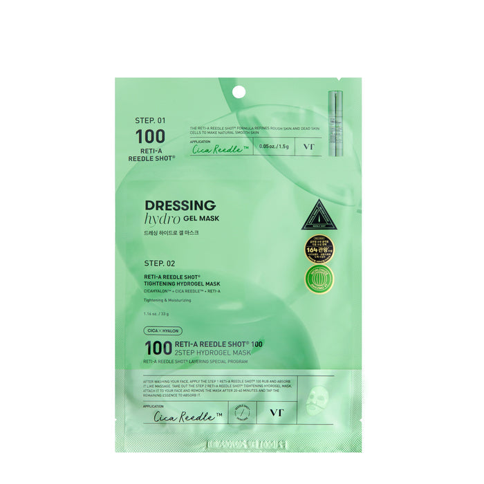 VT Cosmetics Reti-a Reedle Shot 100 2step Hydrogel Mask | GlamTouch UK