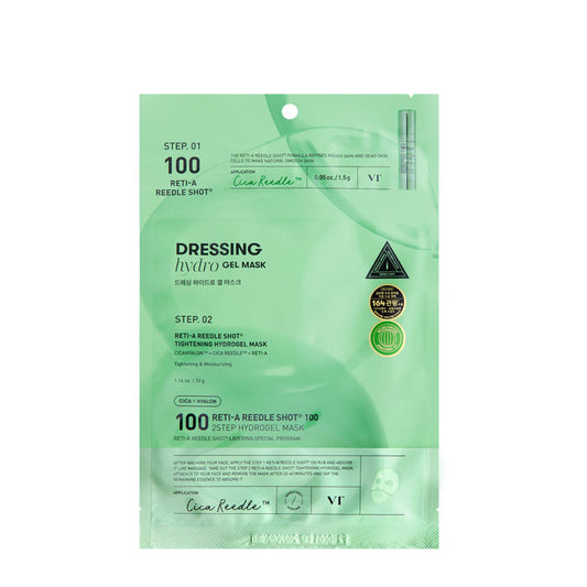 VT Cosmetics Reti-a Reedle Shot 100 2step Hydrogel Mask | GlamTouch UK