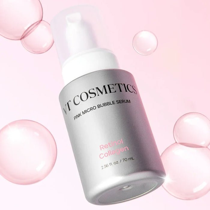 [VT Cosmetics] Retinol Collagen Pink Micro Bubble Serum 70ml - Ballagrio