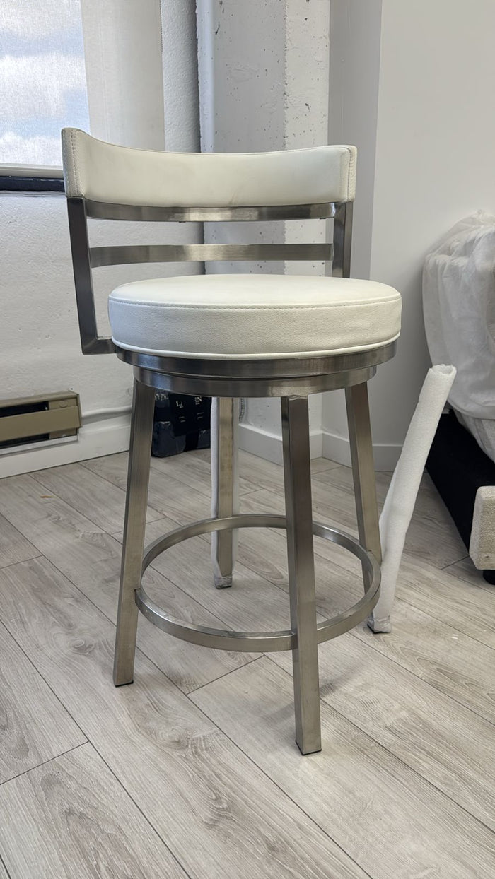 White Seat Bar Stool