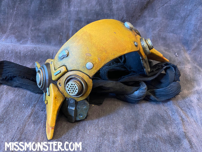 YELLOW ROBOT KITTY EAR HEADBAND