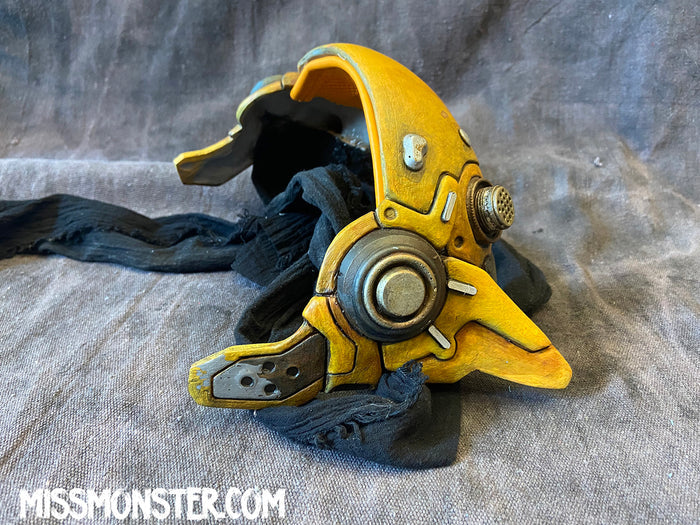 YELLOW ROBOT KITTY EAR HEADBAND